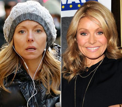 Знаменитости без макияжа и после. Часть 2