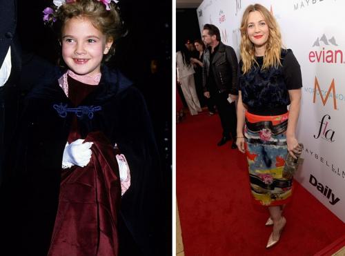 Звезды в первый раз на красной ковровой дорожке и сейчас