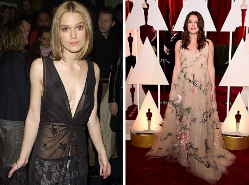 Звезды в первый раз на красной ковровой дорожке и сейчас