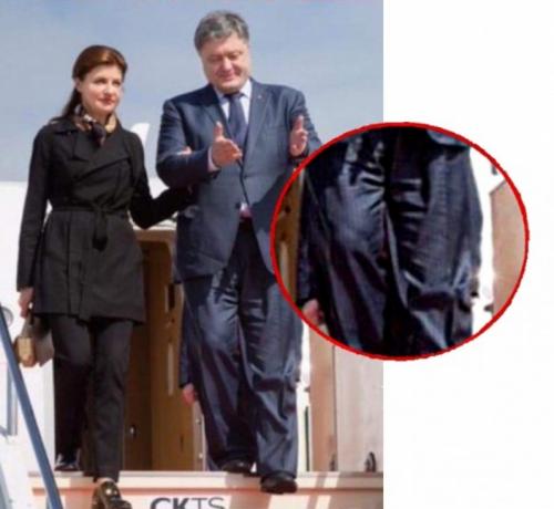 Рваные носки, поклоны знаменосцу и другие конфузы Петра Порошенко