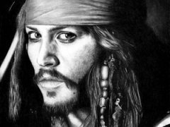 Карандашные гиперреалистичные портреты кинозвезд