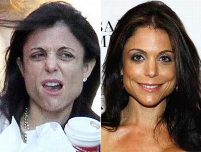 Звезды Голливуда с макияжем и без. Часть 2