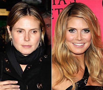 Звезды Голливуда с макияжем и без. Часть 2