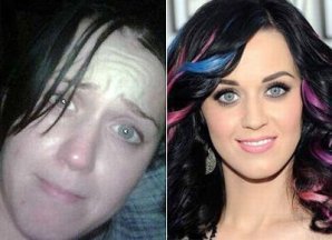 Звезды Голливуда с макияжем и без. Часть 2