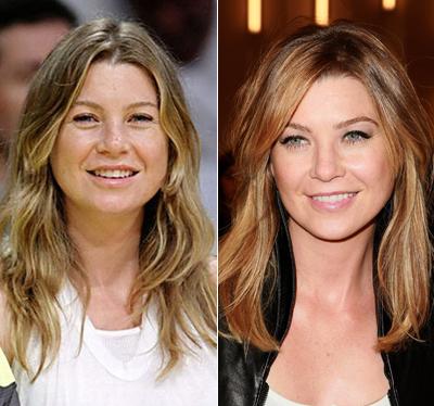 Звезды Голливуда с макияжем и без. Часть 2