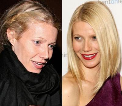 Звезды Голливуда с макияжем и без. Часть 2