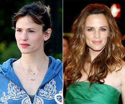 Звезды Голливуда с макияжем и без. Часть 2