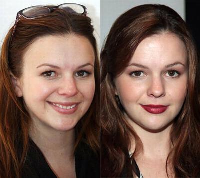 Звезды Голливуда с макияжем и без. Часть 2