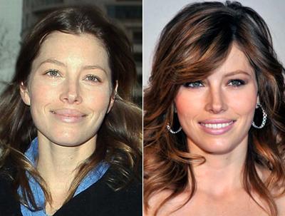 Звезды Голливуда с макияжем и без. Часть 2