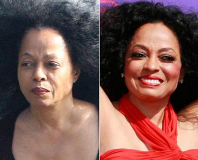 Звезды Голливуда с макияжем и без. Часть 2