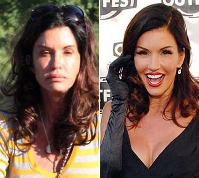 Звезды Голливуда с макияжем и без. Часть 2