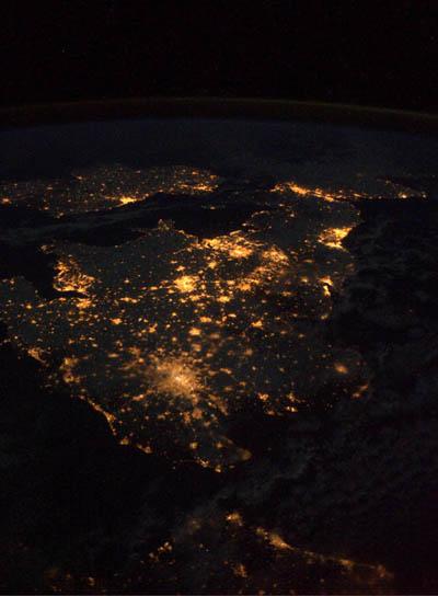 Земля в объективе астронавта Паоло Несполи