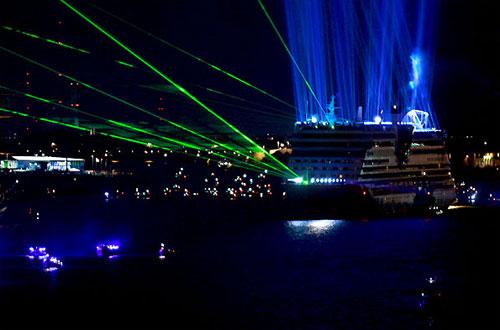 «Аида» прогремела в порту сумасшедшим салютом