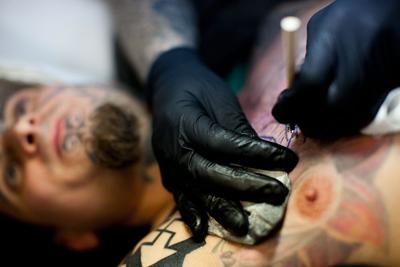 В Берлине прошел международный фестиваль татуировки