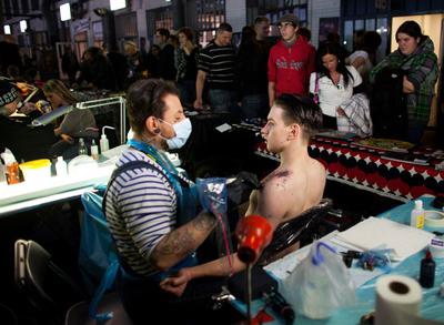 В Берлине прошел международный фестиваль татуировки