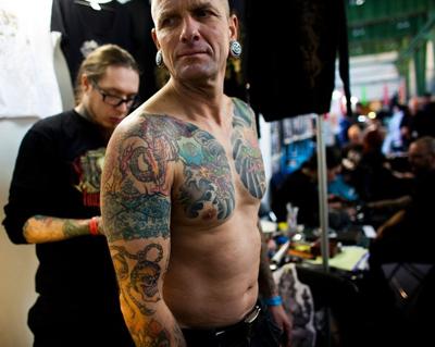 В Берлине прошел международный фестиваль татуировки