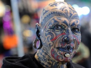В Берлине прошел международный фестиваль татуировки