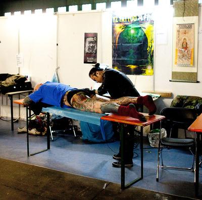 В Берлине прошел международный фестиваль татуировки