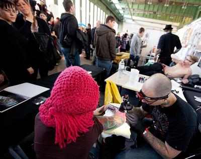 В Берлине прошел международный фестиваль татуировки