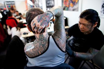 В Берлине прошел международный фестиваль татуировки