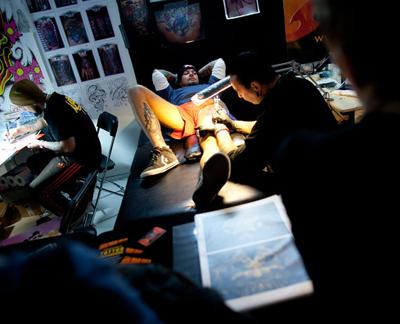 В Берлине прошел международный фестиваль татуировки