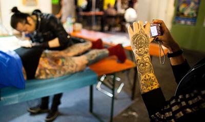 В Берлине прошел международный фестиваль татуировки