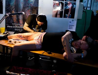 В Берлине прошел международный фестиваль татуировки