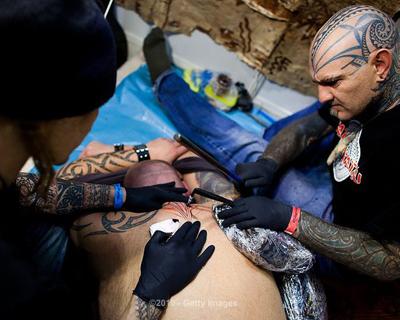 В Берлине прошел международный фестиваль татуировки