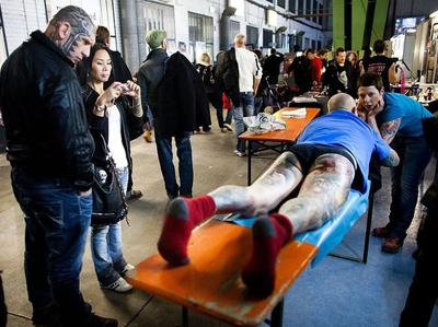 В Берлине прошел международный фестиваль татуировки