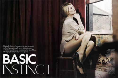 Кейт Мосс  показала основные инстинкты