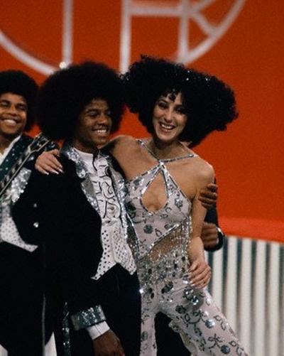 Майкл Джексон с "коллегами по цеху" и другими знаменитостями