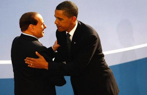 Мишель Обама побрезговала Берлускони