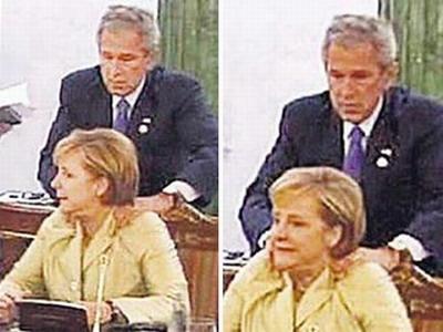 В США обсуждают массаж от Буша