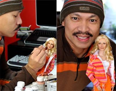 Художник создал портреты знаменитостей на куклах