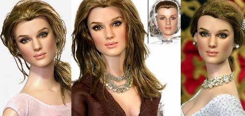 Художник создал портреты знаменитостей на куклах