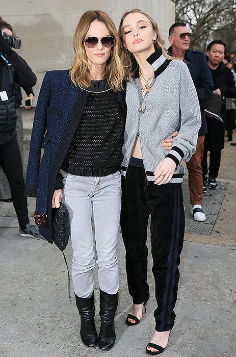 Выходы в свет знаменитых мам и дочек