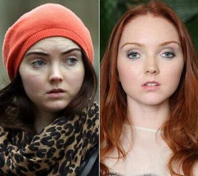 Звезды Голливуда с макияжем и без