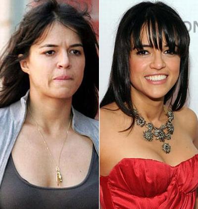 Звезды Голливуда с макияжем и без