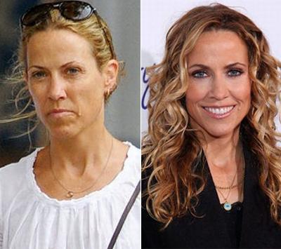 Звезды Голливуда с макияжем и без