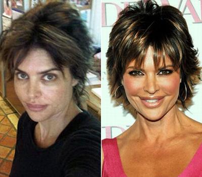 Звезды Голливуда с макияжем и без