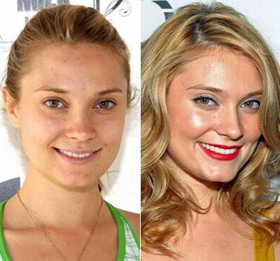 Звезды Голливуда с макияжем и без