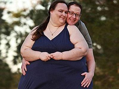 Самая толстая женщина Британии выходит замуж за повара