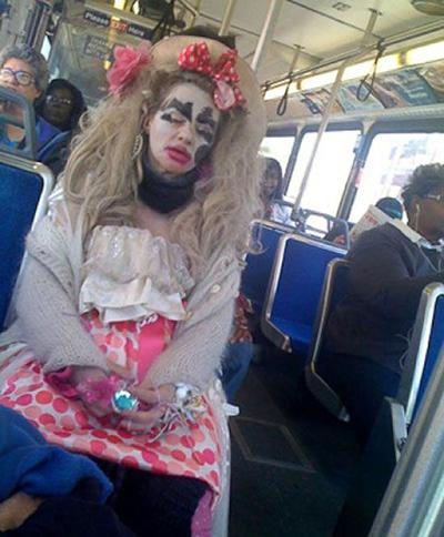 Странные пассажиры общественного транспорта. Часть 2