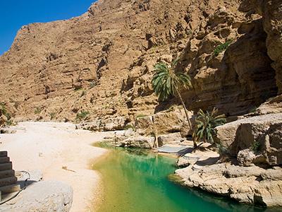 Вади Шааб — райский уголок в оманской пустыне