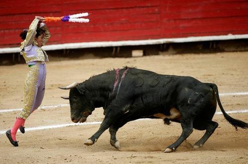 В Мехико-Сити прошла женская коррида