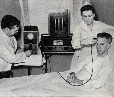 Прибор для обнаружения звона в ушах (1938)