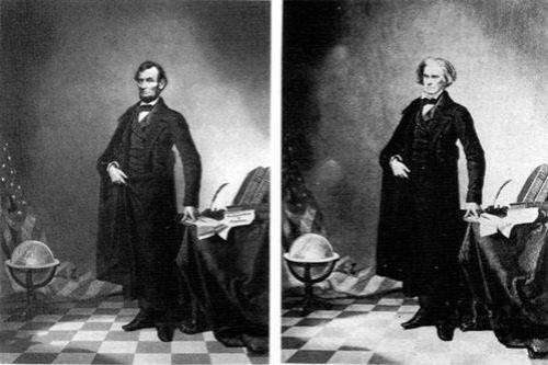 Одним из первых сфальсифицированных фото стал знаменитый портрет Авраама Линкольна, сделанный в 1860 году…К сожалению, от Линкольна здесь только голова, тело принадлежит Джону Калхоуну…