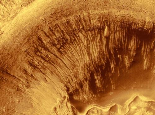 Необычные рельефы Марса