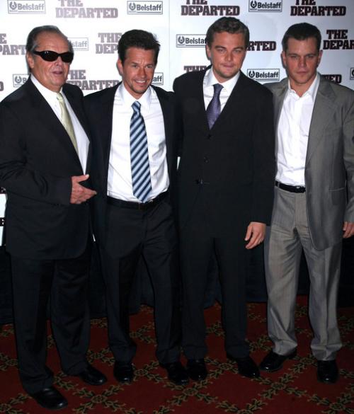 Леонардо Ди Каприо с «коллегами по цеху»