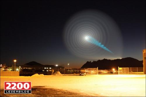 На Норвегию снизошёл небесный феномен